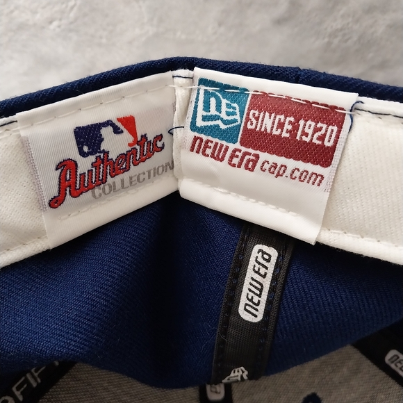 New Era Los Angeles Dodgers 59Fifty Fitted Cap Size: 7 5/8 Color: Royal Blue - Picture 8 of 8